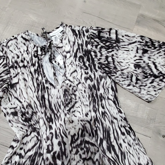 NWT Top Shop Animal Print Jumpsuit sz 4 - Picture 3 of 6